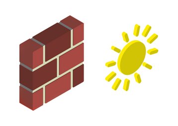 klinker-klinkerriehmchen-fassade-wand-haus-grafik-5 Fassade-Sonne-Icon